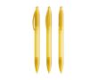 Stylo en plastique à corps large avec écriture bleue Wide Body BIC® couleur jaune transparent