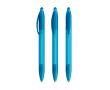 Stylo à bille à clic, corps large et encre noire Wide Body BIC® couleur bleu clair transparent