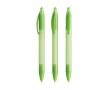 Stylo à bille à clic, corps large et encre noire Wide Body BIC® couleur vert transparent