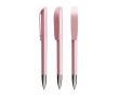 Stylo à bille rechargeable à encre noire Super Clip Glacé BIC® couleur rose