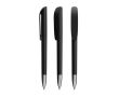 Stylo en plastique rechargeable à encre noire Super Clip Soft BIC® couleur noir