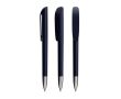 Stylo en plastique rechargeable à encre noire Super Clip Soft BIC® couleur bleu marine