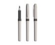 Roller en plastique ergonomique et encre bleue Grip Roller BIC® couleur gris