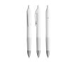 Stylo rétractable en plastique à encre bleue Intensity® Gel Clic BIC® couleur blanc
