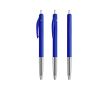 Stylo en plastique rétractable et ergonomique à encre bleue BIC® couleur bleu