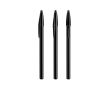 Stylo en plastique avec capuchon classique et encre noire Style BIC® couleur noir