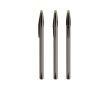 Stylo en plastique avec capuchon classique et encre noire Style BIC® couleur noir transparent