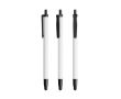 Stylo BIC® en plastique recyclé avec embout tactile et encre bleue couleur noir