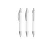Stylo avec impression 360° et encre noire Wide Body Mini BIC® couleur argenté