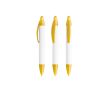 Stylo avec impression 360° et encre bleue Wide Body Mini BIC® couleur jaune transparent
