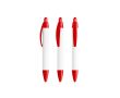 Stylo avec impression 360° et encre noire Wide Body Mini BIC® couleur rouge transparent