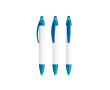 Stylo avec impression 360° et encre bleue Wide Body Mini BIC® couleur bleu clair transparent