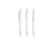 Stylo avec impression 360° et encre bleue Wide Body Mini BIC® couleur blanc transparent