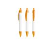 Stylo avec impression 360° et encre bleue Wide Body Mini BIC® couleur orange transparent