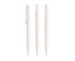 Stylo BIC® en matériaux recyclés avec clip robuste et encre noire couleur blanc