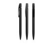 Stylo bille en matériaux recyclés avec clip robuste, encre bleue BIC® couleur noir