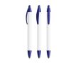 Stylo à bille en plastique recyclé à profil large et encre noire BIC® couleur bleu marine