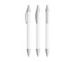 Stylo à bille en plastique recyclé à profil large et encre noire BIC® couleur argenté