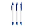 Stylo BIC® en plastique recyclé à corps large et encre bleue couleur bleu transparent