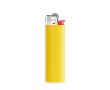 Briquet en plastique au design fin et flamme stable BIC® J23 couleur jaune