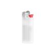 Briquet en plastique compact avec sécurité enfant BIC® J25 couleur blanc transparent