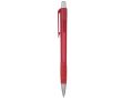 Stylo bille rétractable et translucide, encre bleue Striped Grip BIC® couleur rouge