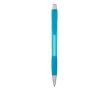 Stylo bille rétractable et translucide, encre bleue Striped Grip BIC® couleur cyan