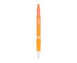 Stylo à bille au corps translucide et encre bleue Click BIC® couleur orange
