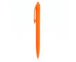 Stylo à bille en plastique à mécanisme rétractable, encre bleue BIC® couleur orange