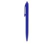 Stylo à bille en plastique à mécanisme rétractable, encre bleue BIC® couleur bleu foncé
