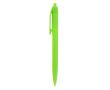 Stylo à bille en plastique à mécanisme rétractable, encre bleue BIC® couleur vert lime