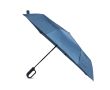 Parapluie pliant à 8 panneaux avec poignée style mousqueton, Ø100 cm couleur bleu marine