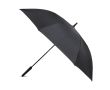 Parapluie automatique en RPET avec manche style golf, 8 panneaux Ø120 couleur noir