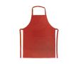 Tablier publicitaire classique en polyester sans poche 200 g/m² (GO) couleur rouge