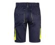 Bermuda de travail bicolore en coton et polyester 240 g/m²  couleur jaune