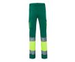 Pantalon de travail extensible extra large avec poches 240 g/m²  couleur vert
