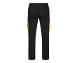 Pantalon de travail unisexe bicolore coton et polyester 240 g/m²  couleur jaune