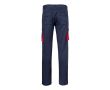 Pantalon de travail avec plusieurs poches en bicolore 240 g/m²  couleur rouge