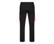 Pantalon de travail unisexe bicolore coton et polyester 240 g/m²  couleur rouge
