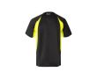 T-shirt unisexe de travail en polyester teinte bicolore 160 g/m²  couleur jaune