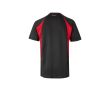 T-shirt unisexe de travail en polyester teinte bicolore 160 g/m²  couleur rouge