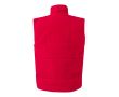 Gilet multi-poches matelassé en polyester 220 g/m²  couleur rouge
