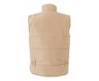Gilet multi-poches matelassé en polyester 220 g/m²  couleur naturel