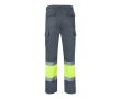 Pantalon de travail multipoches en polyester et coton 210 g/m²  couleur jaune