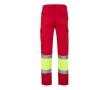Pantalon de travail unisexe en coton et polyester 210 g/m²  couleur rouge