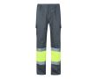 Pantalon de travail grande taille multipoches 210 g/m²  couleur jaune