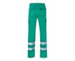 Pantalon de travail en sergé en coton et polyester 200 g/m²  couleur vert