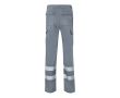 Pantalon de travail en sergé en coton et polyester 200 g/m²  couleur gris