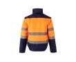 Veste de travail matelassée avec revêtement 180 g/m²  couleur orange