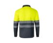 Polo de travail manches longues grande taille 160 g/m²  couleur jaune